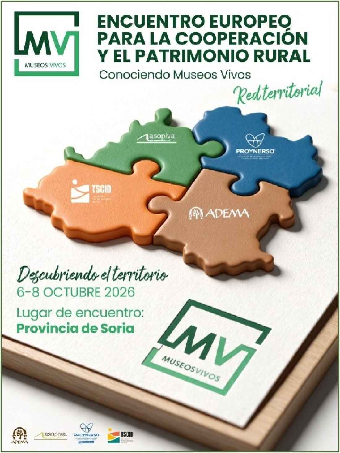 Encuentro internacional en Soria de grupos de acción local dentro del proyecto Museos Vivos+