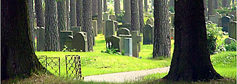 Modelo de cementerio-jardín