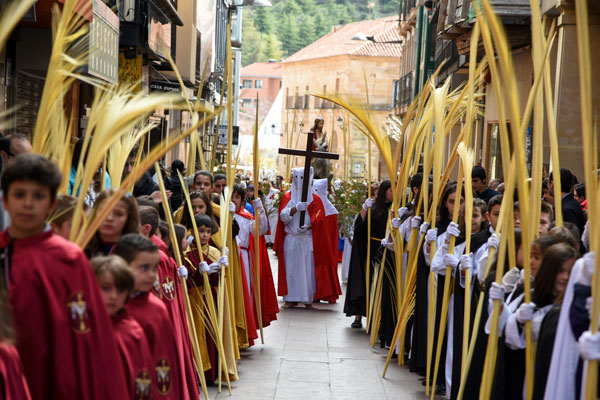 La procesión de "La Borriquilla" abre la Semana Santa soriana