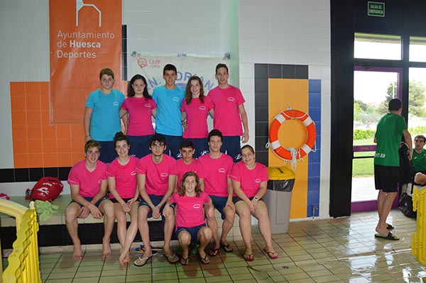 Seis medallas de la natación soriana en Huesca