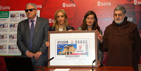 Presentado el sello conmemorativo de Soria en el V centenario de Santa Teresa de Jesús