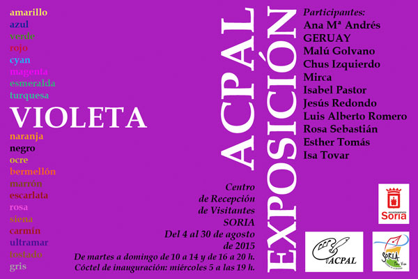 Once artistas exponen "Violeta" en el Fielato