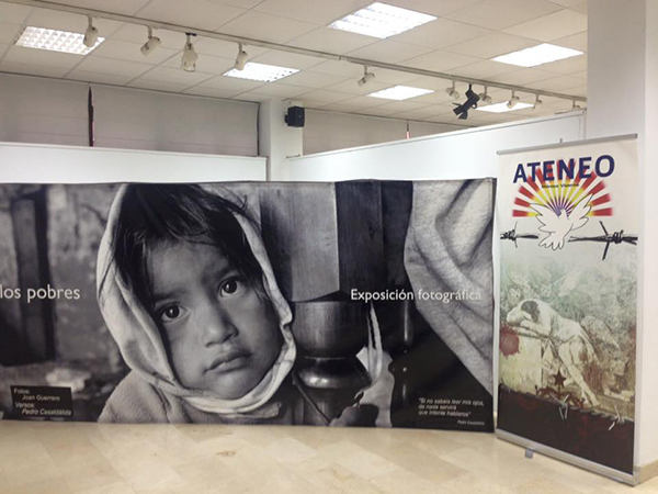 El Ateneo Mónico Vicente organiza la exposición "Los ojos de los pobres"