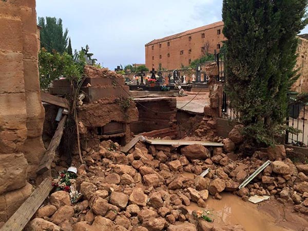 El Gobierno destina 285.000 euros para arreglar los daños producidos por las tormentas en el sur de la provincia