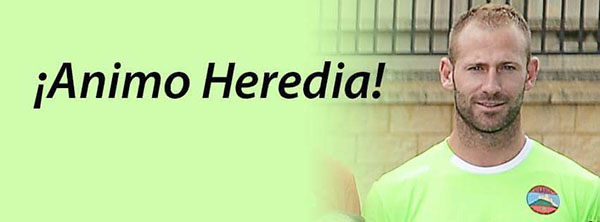 El guardameta Jonathan Heredia evoluciona favorablemente de su grave lesión