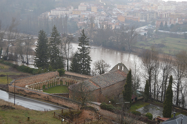 Los arcos de San Juan del Duero, cerrados por la crecida del río