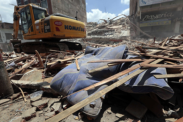 Cáritas envia 5.000 euros para atender el terremoto de Ecuador