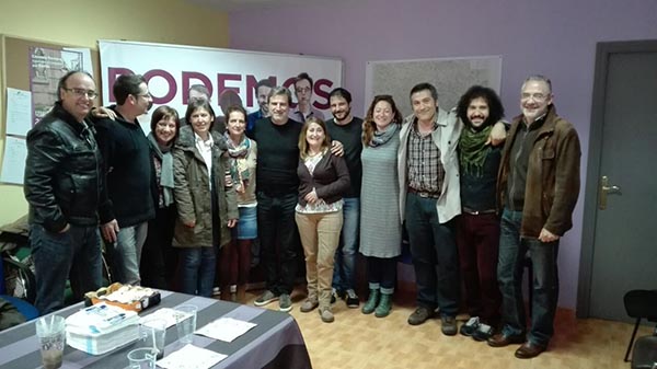El actor Alberto San Juan se reúne con el Círculo Podemos Soria