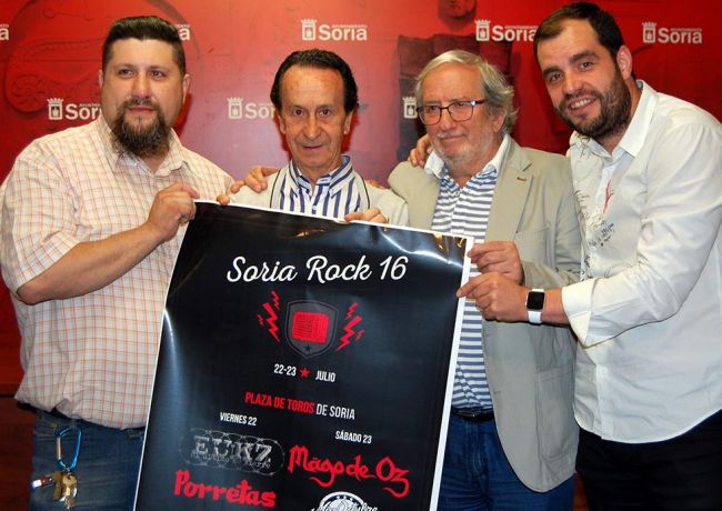 Los Porretas y Mago de Oz, protagonistas de Soria Rock 2016