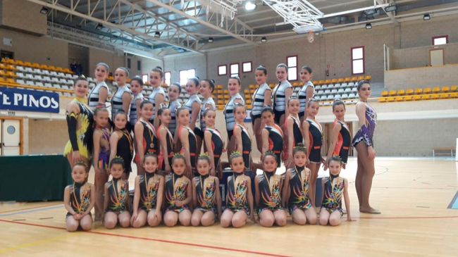 Treinta y cinco gimnastas sorianas participan en el Campeonato Autonómico Escolar de Rítmica