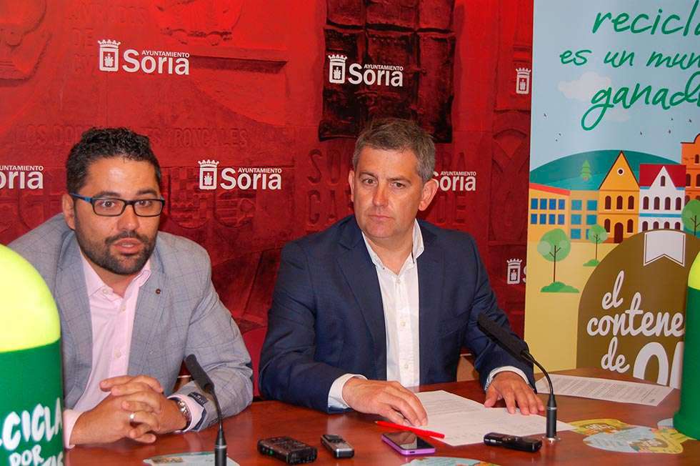 Soria quiere seguir en cabeza en el reciclaje de vidrio