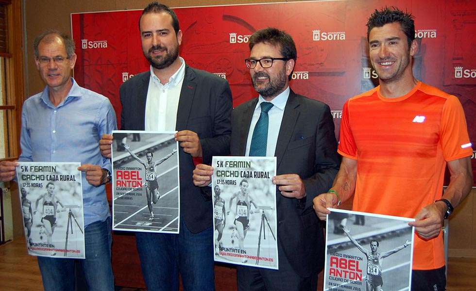 Antón, Cacho y Pascual, de la mano para promocionar el atletismo popular