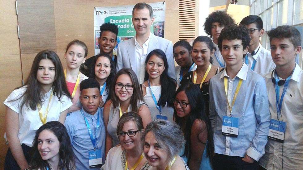 Alumnos del Colegio Sagrado Corazón de Soria, en III Jornada de Educación Emprendedora en Girona