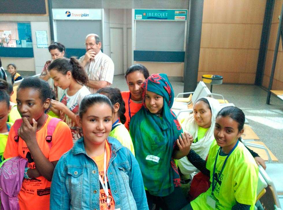 Familias castellano-leonesas acogen este verano a 260 niños refugiados saharauis