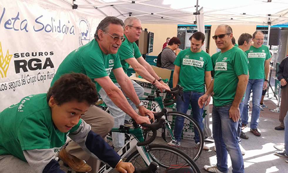 Pedaladas solidarias en Soria