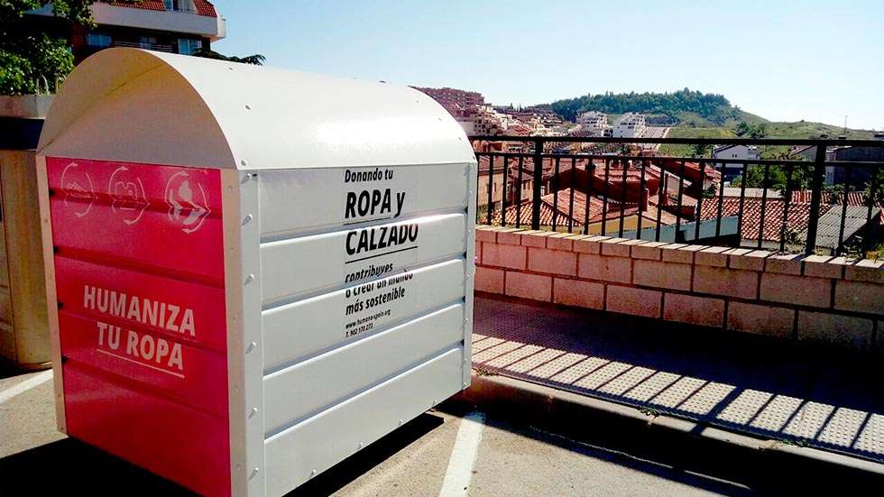 Humana recoge, en apenas dos meses, 25 toneladas de ropa usada en Soria