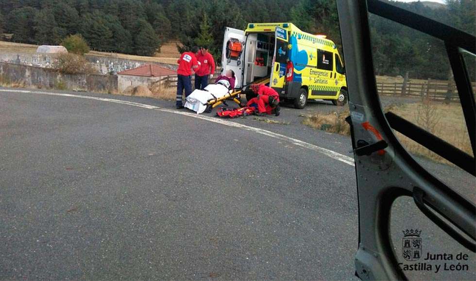 Rescatada una montañera herida en una pierna en el Pico Almanzor