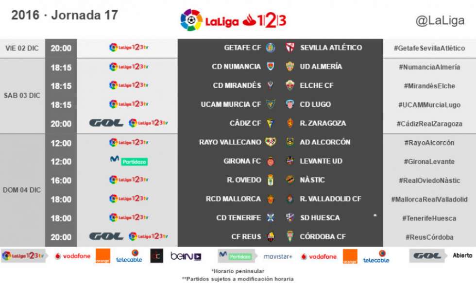 Numancia-Almería: sábado 3 de diciembre