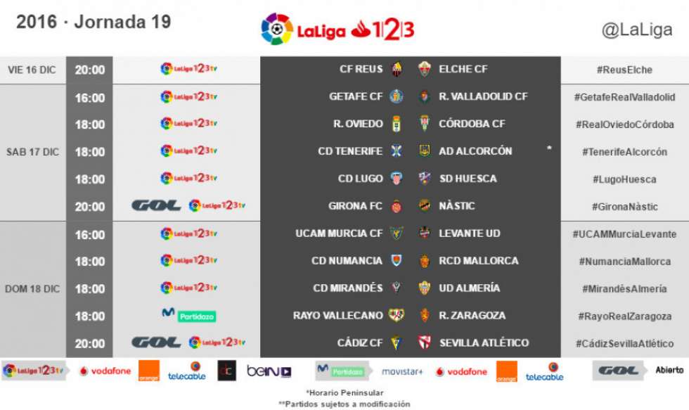 Numancia-Mallorca: domingo 18 de diciembre, a las seis de la tarde