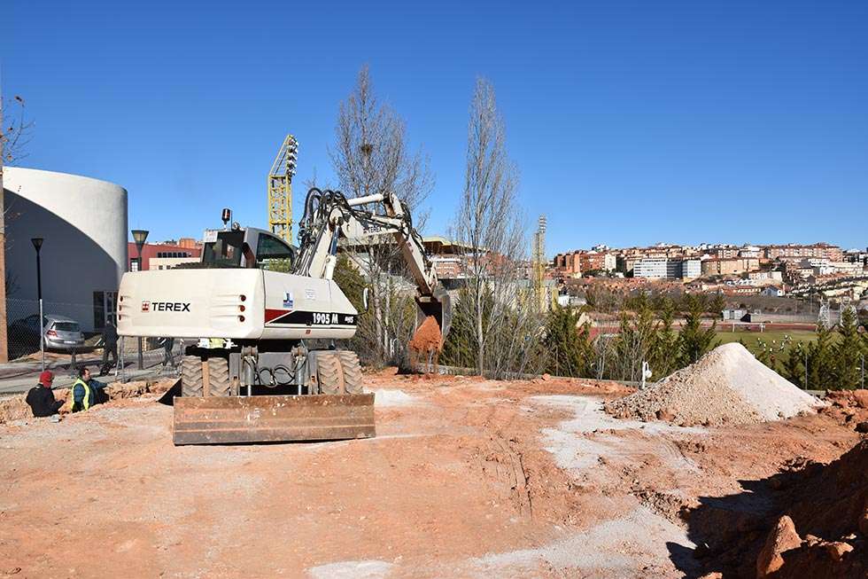 Movimiento de tierras para el centro tecnológico del campus de Soria