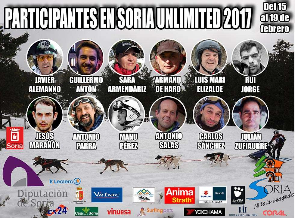 Un francés, un portugués y diez españoles se disputarán la Soria Unlimited 2017