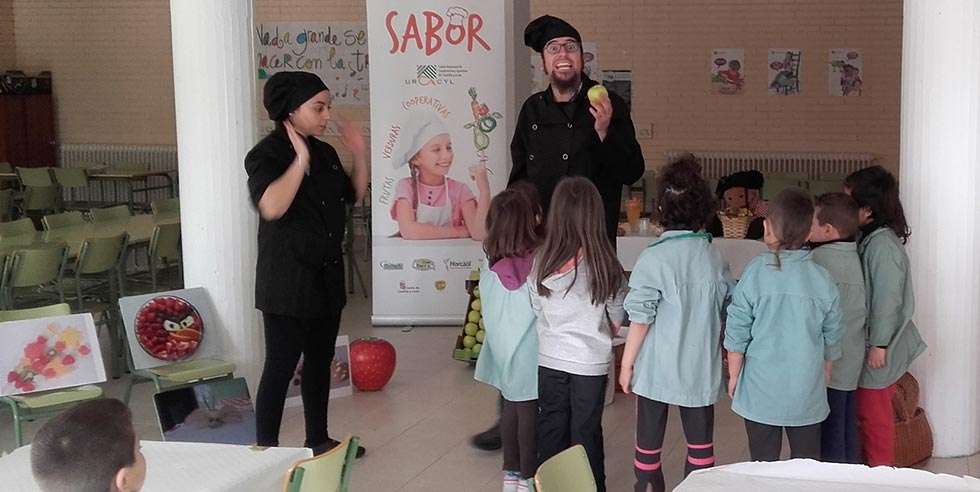 Talleres de degustación de frutas y verduras en los colegios de Ágreda y Ólvega