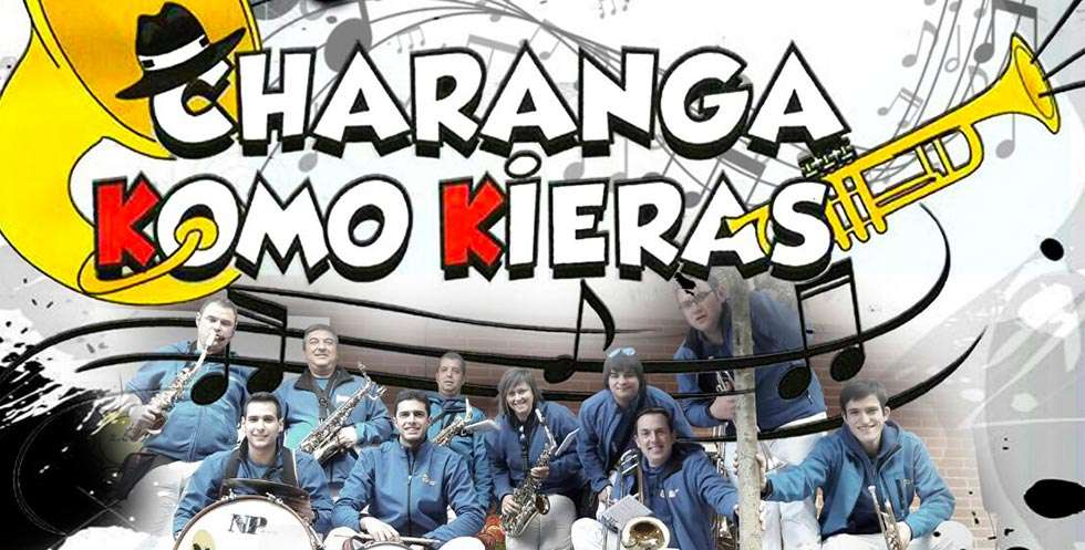 La charanga "Komo Kieras" celebra su quinto aniversario