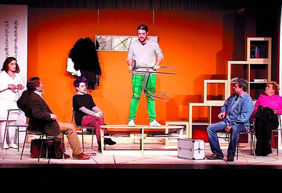 Teatro de humor y conocimiento de la geología, en Ágreda