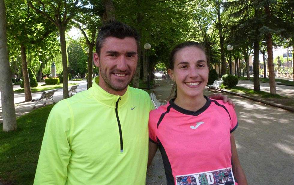 Yolanda Martín y Rubén Andrés, triunfos locales en la Travesía Alto Duero