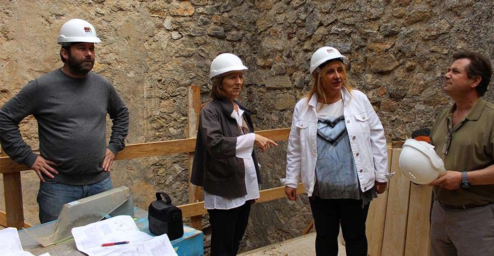 Las obras en las murallas de Calatañazor podrían acabar en julio