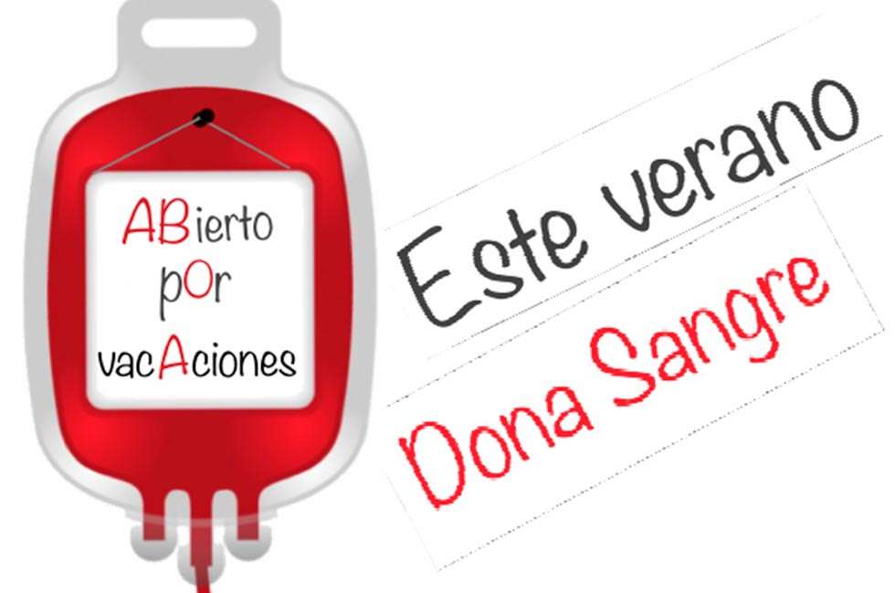 "Abierto por vacaciones", campaña estival de donación de sangre 