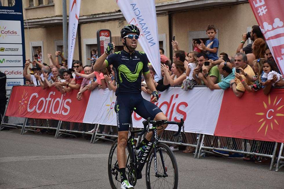 Jesús Herrada, de Movistar, campeón de España 