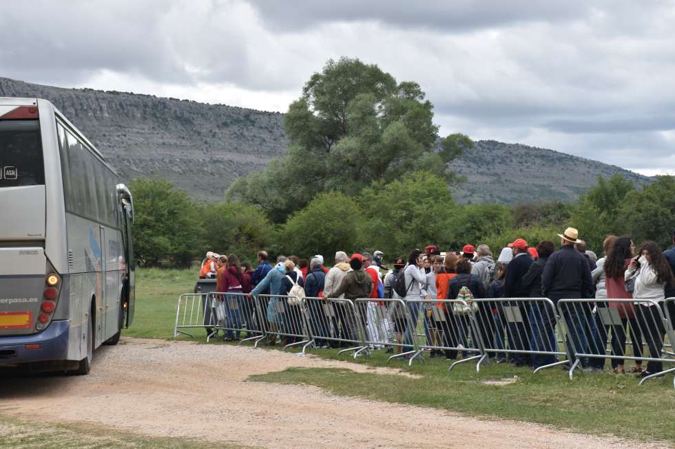 Menos participación en La Saca que el año pasado