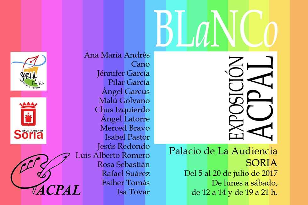 "Blanco", exposición colectiva de ACPAL en Soria