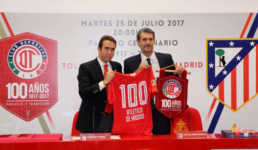 El Atleti se va a México como invitado del centenario Deportivo Toluca