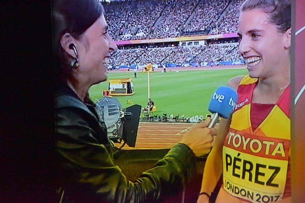 Marta Pérez, mejor marca española de la temporada en su debut mundialista