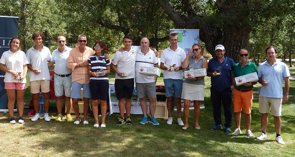 Ganadores del III Torneo de golf "Ciudad de Soria"