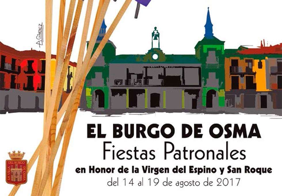 Programa de las fiestas de la Virgen del Espino y San Roque, en El Burgo de Osma