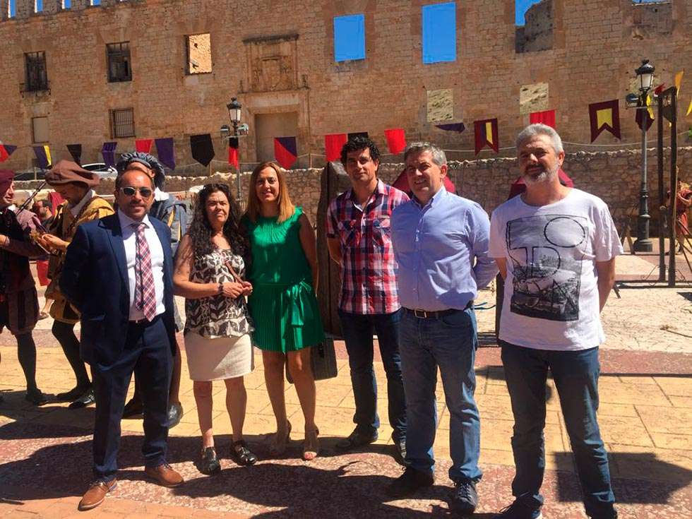 Rey inaugura el XVIII mercado medieval de Berlanga de Duero