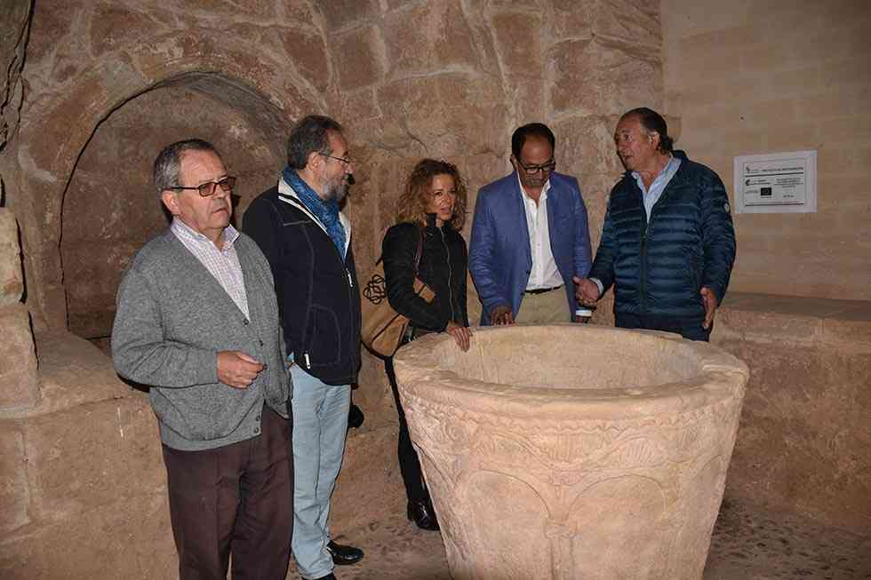 La pila bautismal románica de Sauquillo de Alcázar se podrá ver en la concatedral de Soria La pila bautismal románica de Sauquillo de Alcázar se podrá ver en la concatedral de Soria