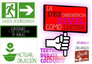 Coloquio sobre desobediencia civil como lucha