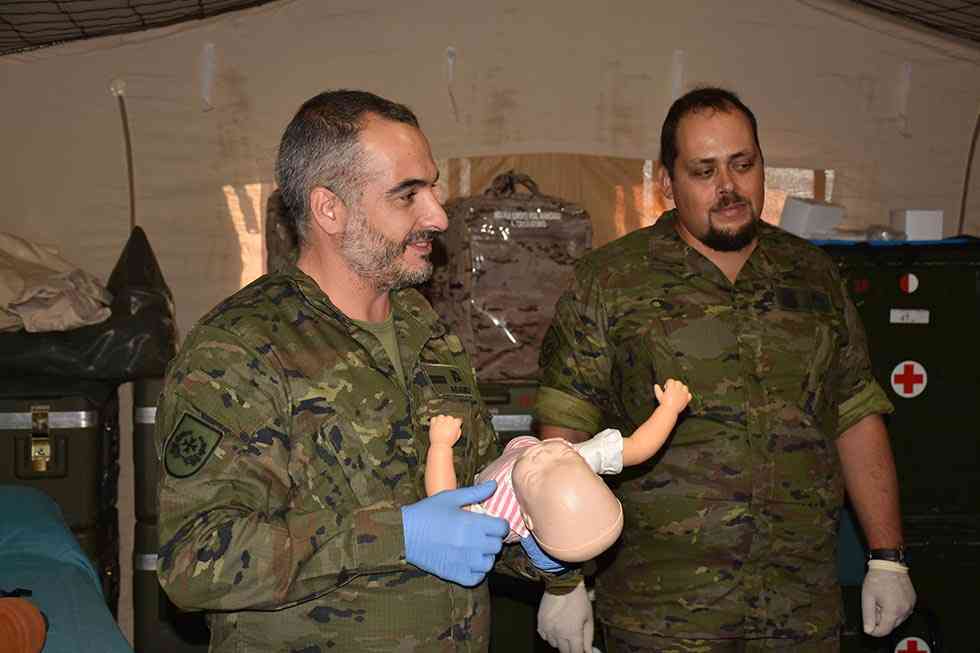 El Ejército monta un hospital de campaña en Soria El Ejército monta un hospital de campaña en Soria