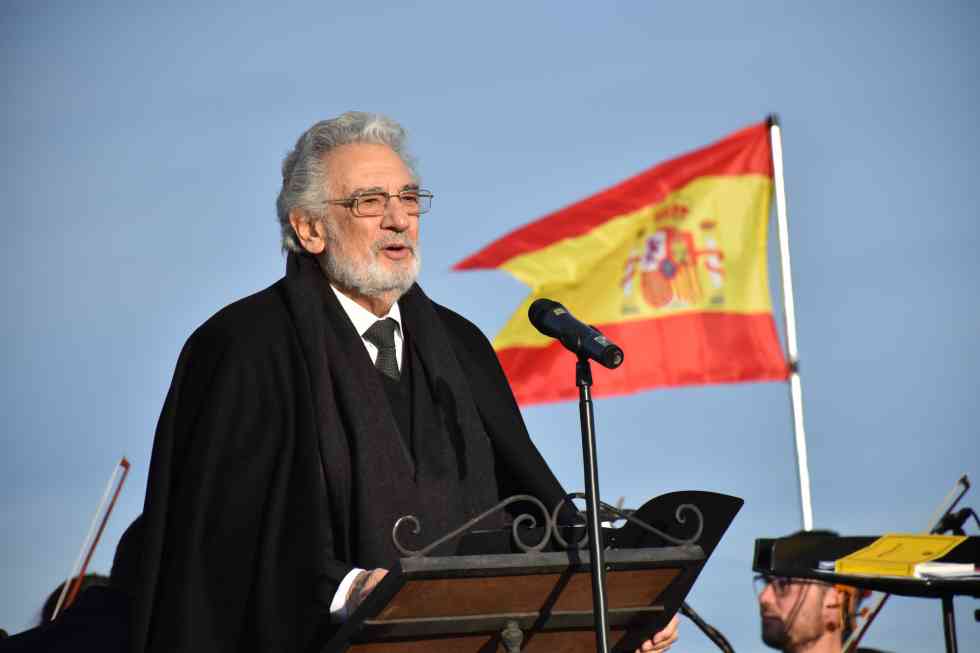 Plácido Domingo identifica los valores de España en Numancia Plácido Domingo identifica los valores de España en Numancia