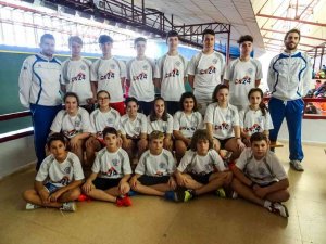 Siete medallas para el Club Bádminton Soria en Palencia