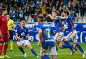 El Numancia pierde en Oviedo, tras gol en propia meta de Dani Calvo