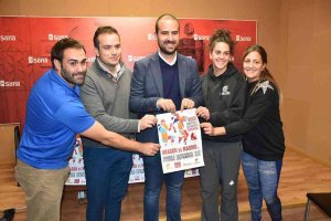 Partido de las selecciones femeninas de rugby de Aragón y Madrid, en Soria