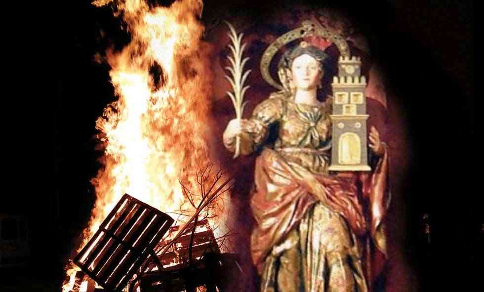 Golmayo enciende la luminaria en honor a su patrona Santa Bárbara Golmayo enciende la luminaria en honor a su patrona Santa Bárbara