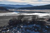 Primera subida del pantano después de meses de perder agua embalsada