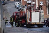 Una persona, atendida por inhalación de humo en incendio en vivienda