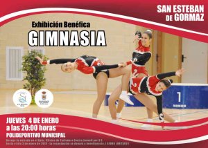 Exhibición benéfica de gimnasia en San Esteban de Gormaz